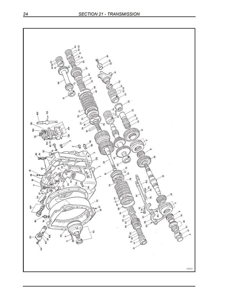 New Holland B95blr B95btc Service Parts Manual
