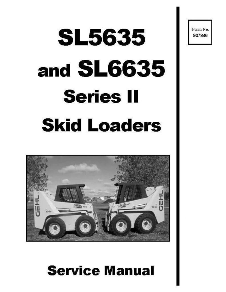 GEHL 5635 6635 Skid Loaders Service Repair Manual