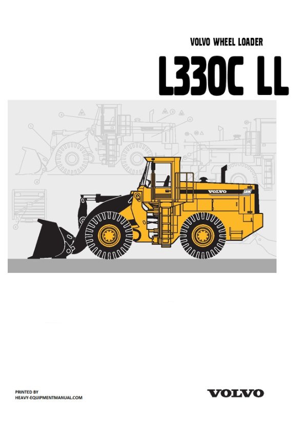 Volvo L330C Wheel Loader Service Repair Manual Volvo L330C Wheel Loader Service Repair Manual