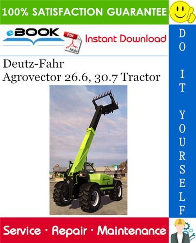 Deutz Fahr 26.6 30.7 Front Rear Axle Agrovector Deutz Fahr 26.6 30.7 Front Rear Axle Agrovector Tractor Service Manual