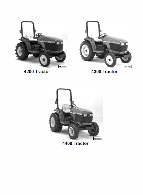 JOHN DEERE 4200 4300 4400 TRACTOR Service Repair Manual JOHN DEERE 4200 4300 4400 TRACTOR Service Repair Manual