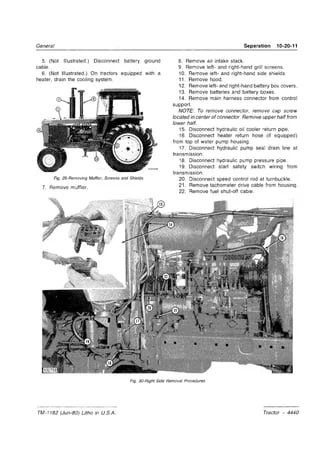 JOHN DEERE 4440 TRACTOR Service Repair Manual JOHN DEERE 4440 TRACTOR Service Repair Manual