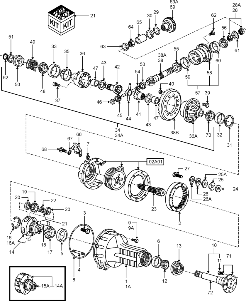 New Holland Tb100 4 Cylinder Ag Tractor Master Parts List Manual