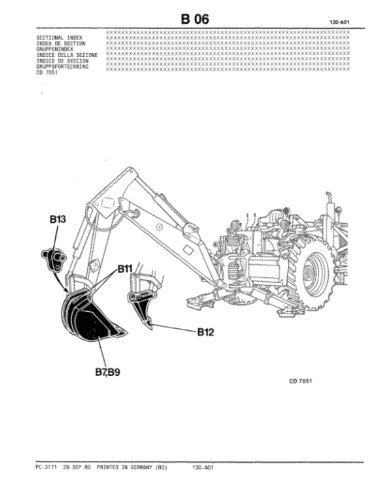 John Deere 9605 Backhoe Parts Catalog Manual PC3171 John Deere 9605 Backhoe Parts Catalog Manual PC3171