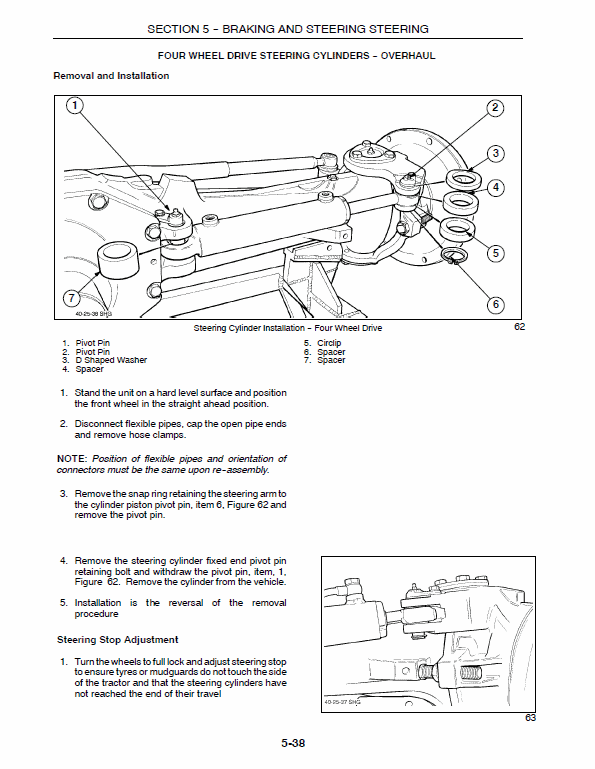 NEW HOLLAND TS90 Tractor Service Repair Manual