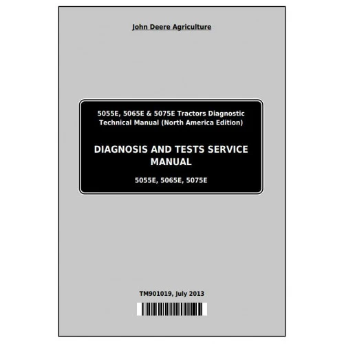 John Deere 5055E 5065E 5075E Tractor Diagnostic Manual TM901019