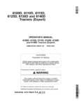 John Deere 6100D, 6130D & 6140D Tractors Operator’s Manual