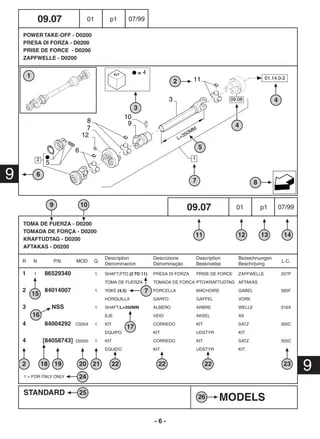 New Holland B90b B95btc Service Parts Catalogue Manual