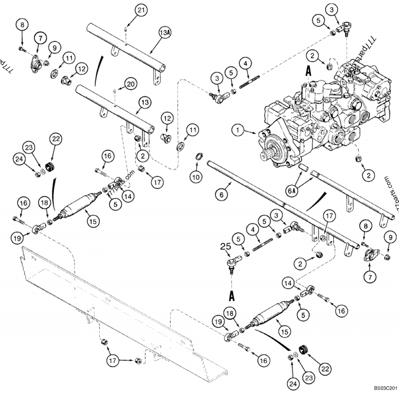 Case 1840 Skid Steer Loader Illustrated Parts Manual