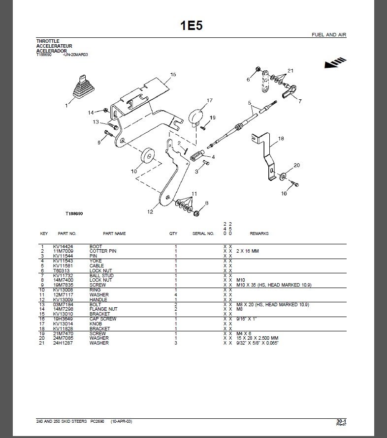 John Deere 240 Skid Steer Parts Diagram John Deere 240 Skid Steer Parts Diagram Manual