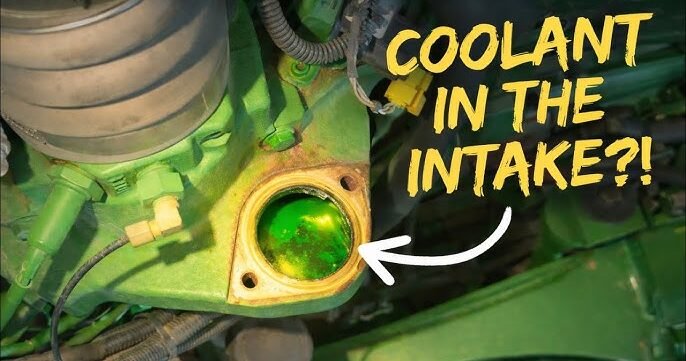 John Deere 9530 Water Pump Failure Coolant In Oil