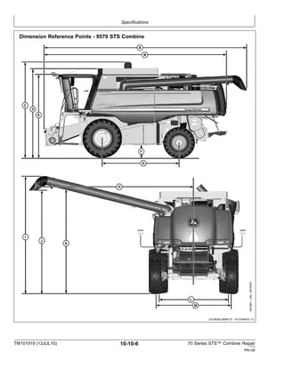 John Deere 9570sts Combine Diagnostic Service Repair Manual TM101819