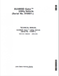 John Deere XUV855D Gator Utility Vehicle Repair Technical Manual TM107219
