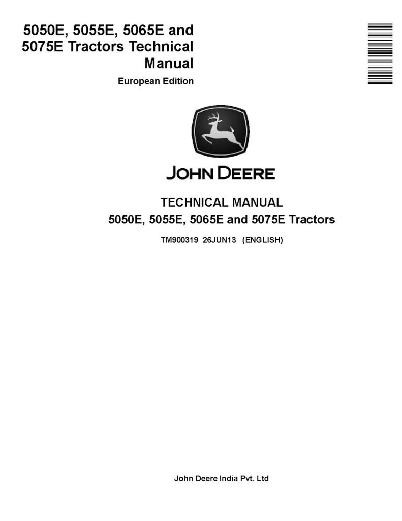 John Deere 5050E-5075E Tractors Technical Manual