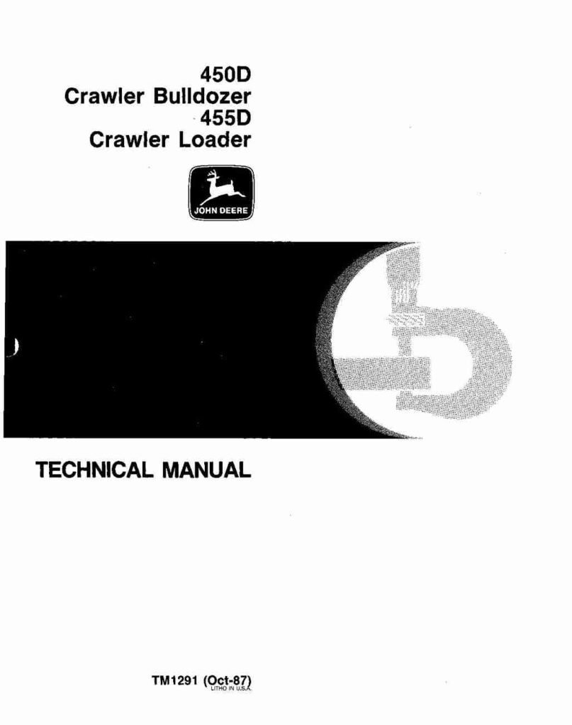 Download John Deere 450D, 455D Service Manual TM1291