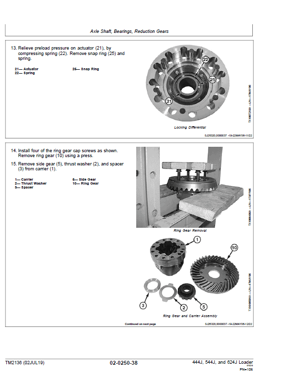 John Deere 444J John Deere TM2135 Technical Manual Digital
