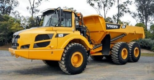Volvo A25F Specs Articulated Hauler Service Manual