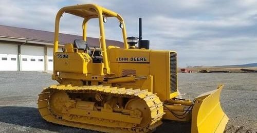 JOHN DEERE 550B 555B Crawler Dozer Repair Technical Manual