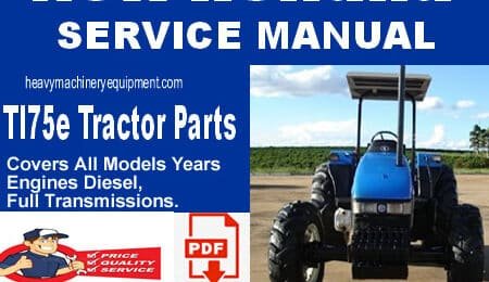 New Holland Tl75e Tractor Catalog Manual