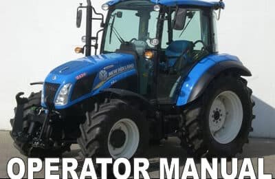 New Holland T4.75 T4.85 T4.95 T4.105 T4.115 Tractor Operators Manual