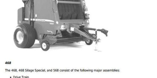 John Deere 468, 468 Silage