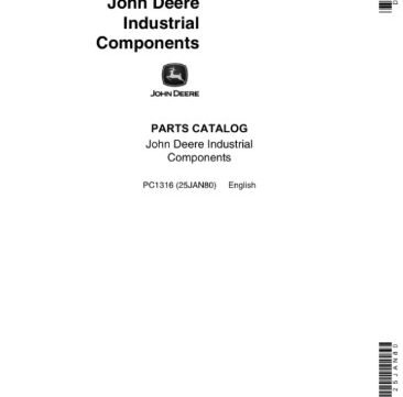 John Deere Industrial Components Parts Catalog