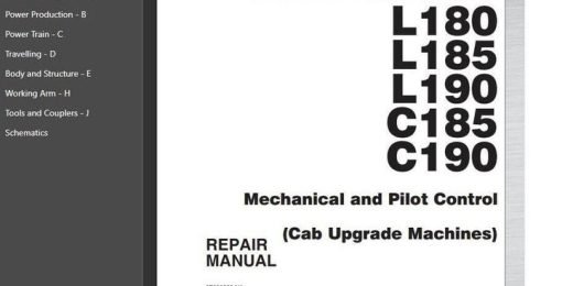 New Holland L180, L185, L190, C185, C190 Skid Steer Loader Service Repair Manual