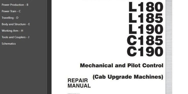 New Holland L180, L185, L190, C185, C190 Skid Steer Loader Service Repair Manual
