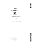 John Deere 4520 Tractor Service Technical Manual