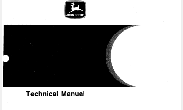John Deere Jd480 Forklift Service Technical Manual Tm1016