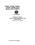 John Deere Z525E–Z540R Mower Technical Service Manual