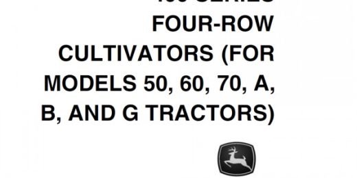 50 60 70ABG Tractor Cultivator Operation Manual PDF
