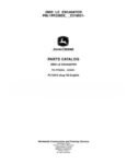 John Deere 200D LC Excavator Parts Catalog Manual