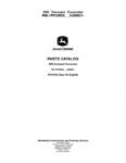 John Deere 225dlc Excavator Parts Catalog Manual pc10016 John Deere 50G Compact Excavator Parts Catalog