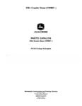 John Deere 550J Crawler Dozer Parts Catalog (PC10179)