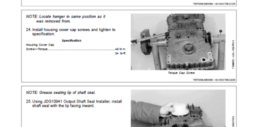 John Deere 644K 4WD Engine S2 & T3 Loader Technical Manual 
