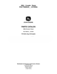 John Deere 850J Crawler Dozer Parts Catalog PC10234