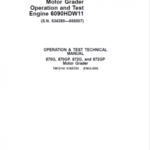 John Deere 870G 872GP Motor Grader Diagnostic, Operation and Test Manual