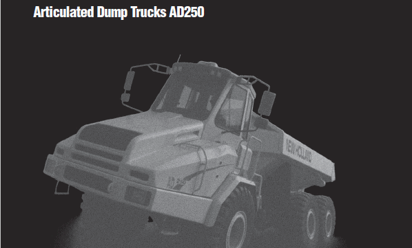 New Holland Ad250 Articulated Dump Trucks Service Repair Manual