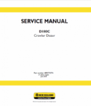 New Holland D180C Crawler Dozer Service Repair Manual