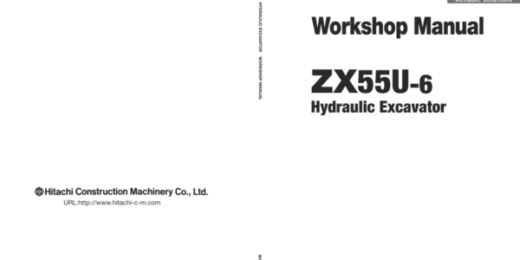 Hitachi-ZX55U-6-Hydraulic-Excavator-Service-Repair-Manual