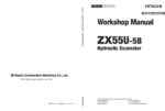 hitachi-zx55u-5B-mini-excavator-Workshop-manual