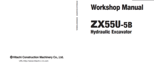 hitachi-zx55u-5B-mini-excavator-Workshop-manual