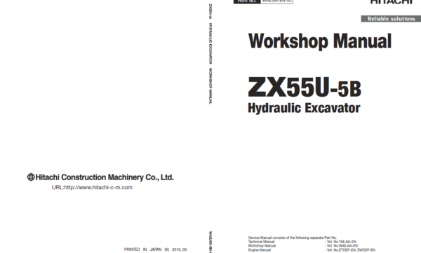 hitachi-zx55u-5B-mini-excavator-Workshop-manual