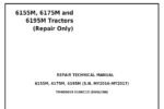 John Deere 6155M, 6155MH, 6175M, 6195M, 6210M Tractors Service Repair Technical Manual tm408619
