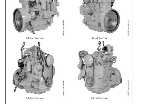 John Deere PowerTech 4.5L, 6.8L Diesel Engines Technical Manual CTM207