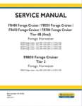 New Holland FR650 Tier 4B Harvester Service Manual