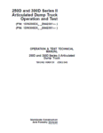 John Deere 250D John Deere 250D, 300D Series 2 Operation Test Manual TM12402