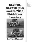 Gehl SL7610, SL7710, SL7810 Skid-Steer Loaders Service Repair Manual