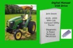John Deere 4120, 4320 Compact Utility Tractors Technical Manual TM105319